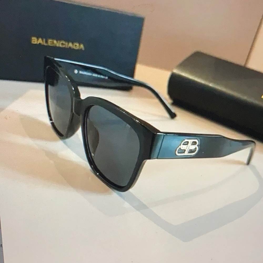 Balenciaga Black Sunglasses